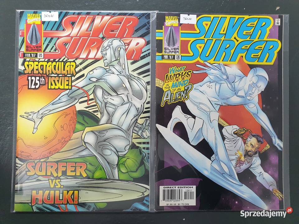 Silver Surfer 16 oryginalnych komiksów Marvel pomorskie Gdynia