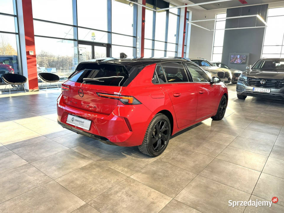 Opel Astra 12Turbo 130 M6 2023 r salon przebieg bordowy Astra małopolskie Myślenice