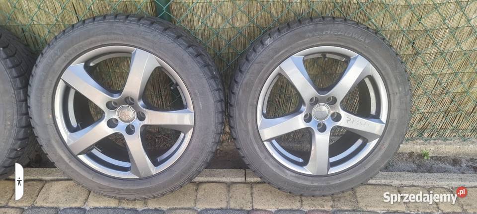 Alufelgi 16 cal 5x112 opony zimowe 2055516 Samochodowe Trzebiatów