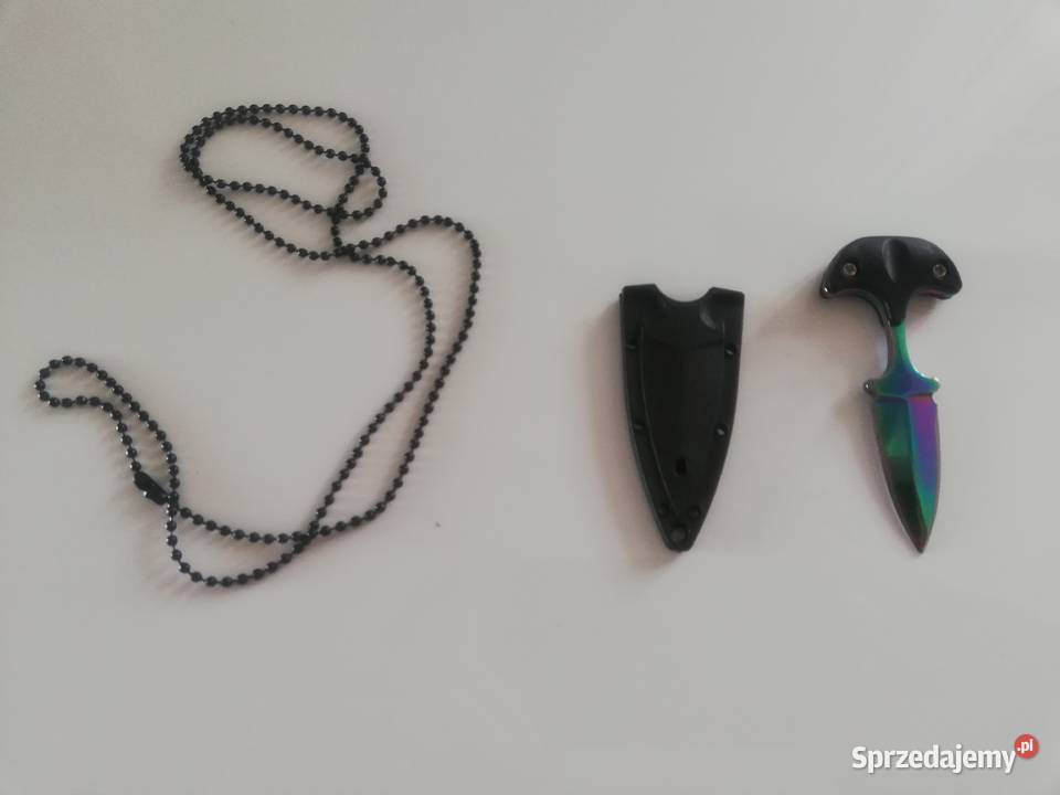Nóż Taktyczny NA SZYJĘ Sztylet push Dagger na Nowy Sącz