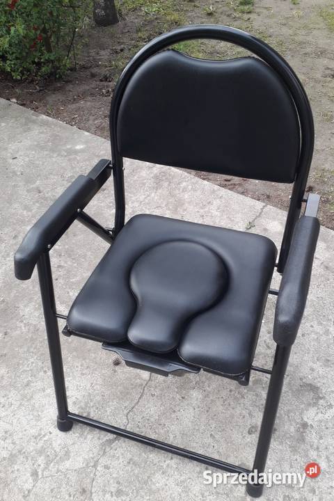 krzesło toaletowe składane AR102 tapicerowane Sprzęt rehabilitacyjny i ortopedyczny mazowieckie Warszawa