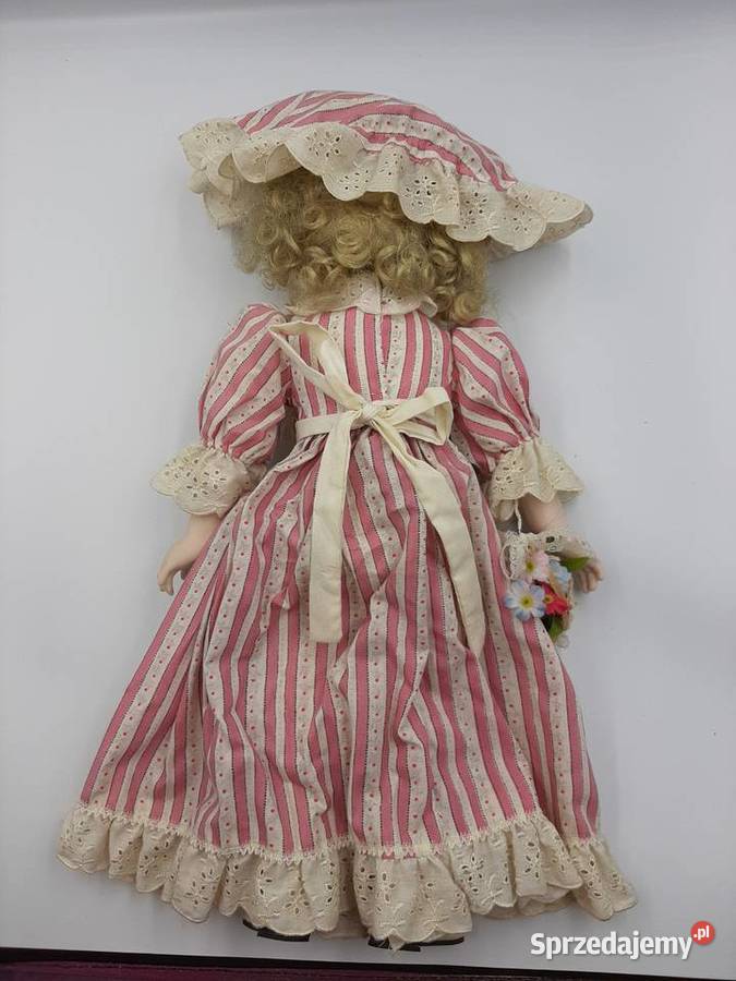 Przepiękna kolekcjonerska lalka porcelanowa