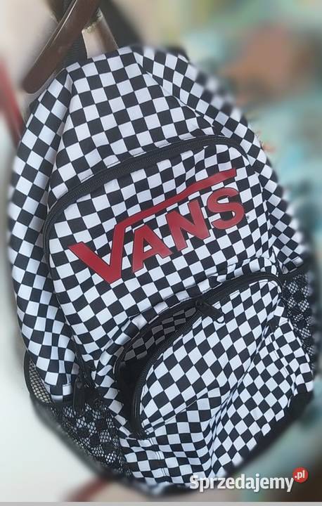 Plecak Vans w szachownicę czarnobiały z Głogów sprzedam