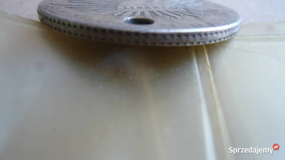 Srebro 8 reali Republica Mexicana Libertad Sokółka