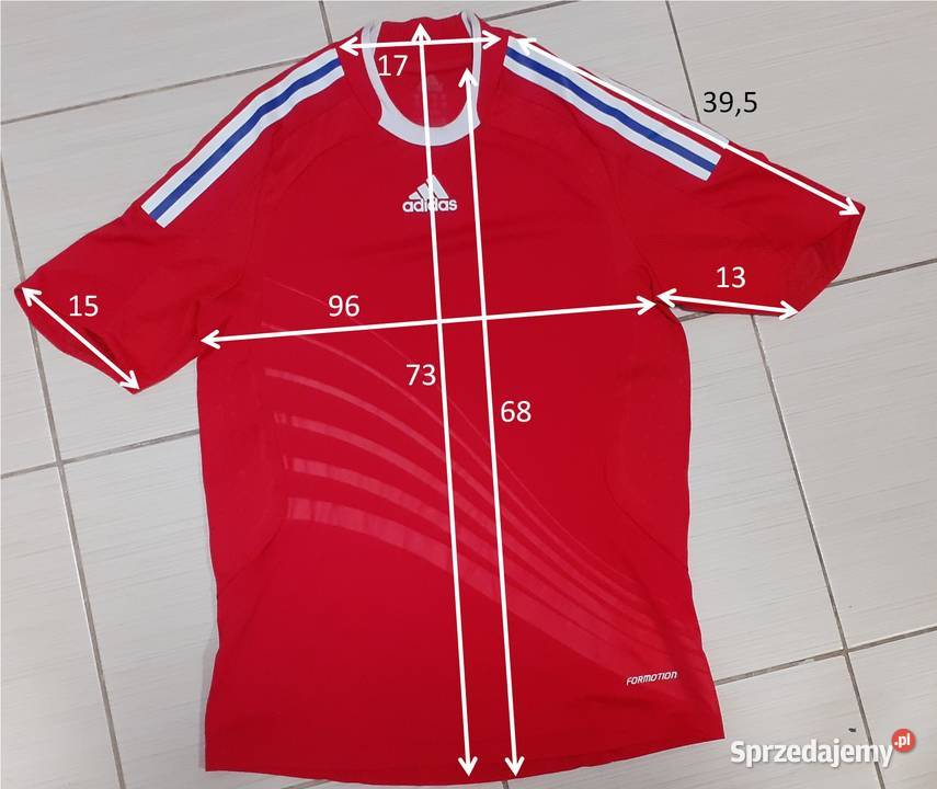 koszulka Adidas Formotion FFF czerwona rozmiar S Libiąż