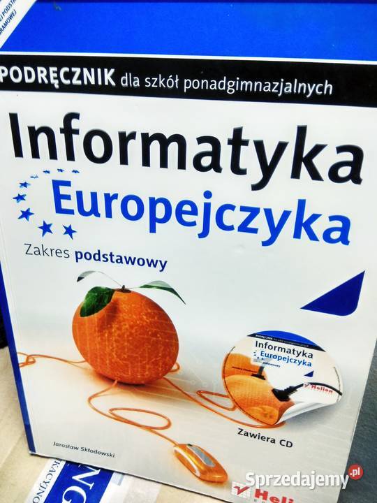 Informatyka Europejczyka z pomarańczą Helion Warszawa sprzedam