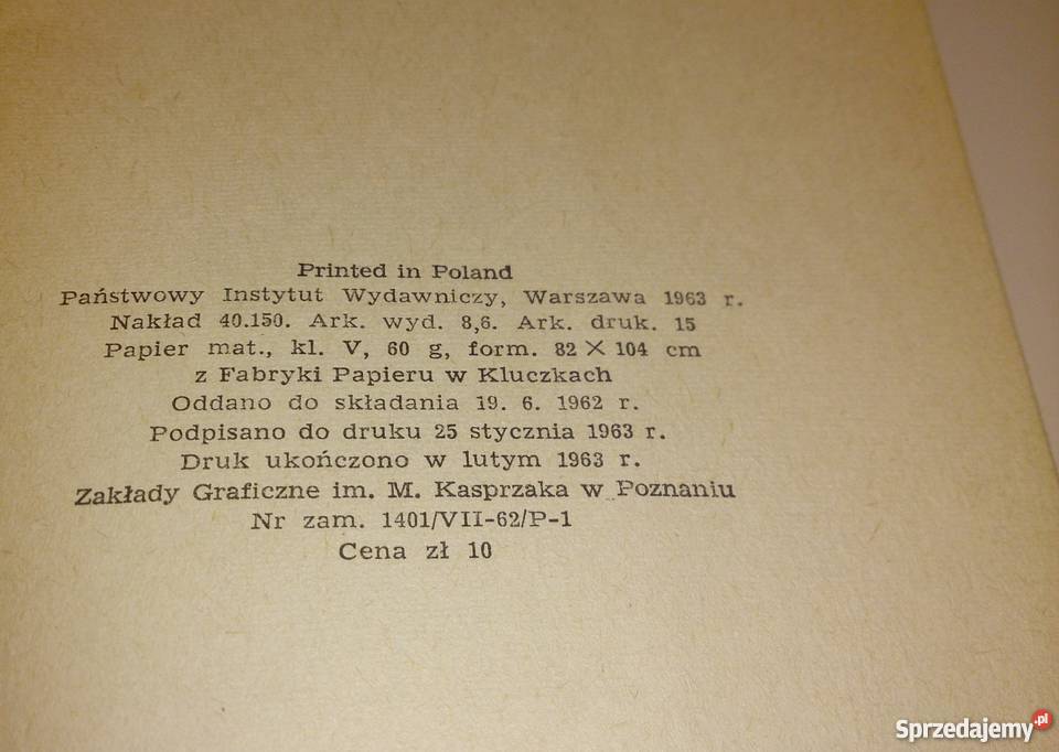 Gabriela Zapolska Moralność pani Dulskiej Rok wydania 1963 śląskie Rogoźnik