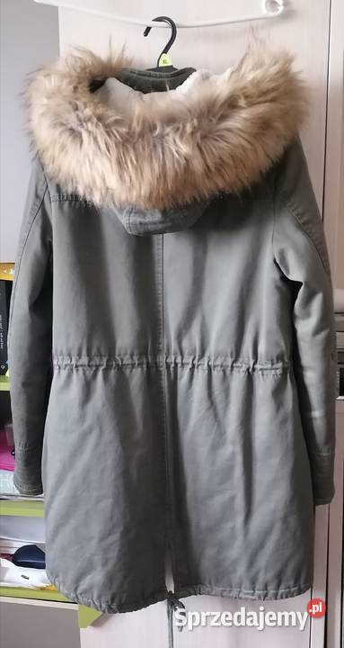 Zimowa ocieplana kurtka parka rozmiar M