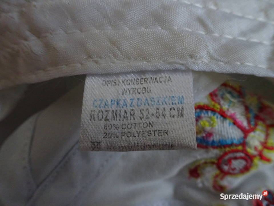 Czapka z daszkiem dziewczynki rozmiar 5254 mazowieckie Warszawa