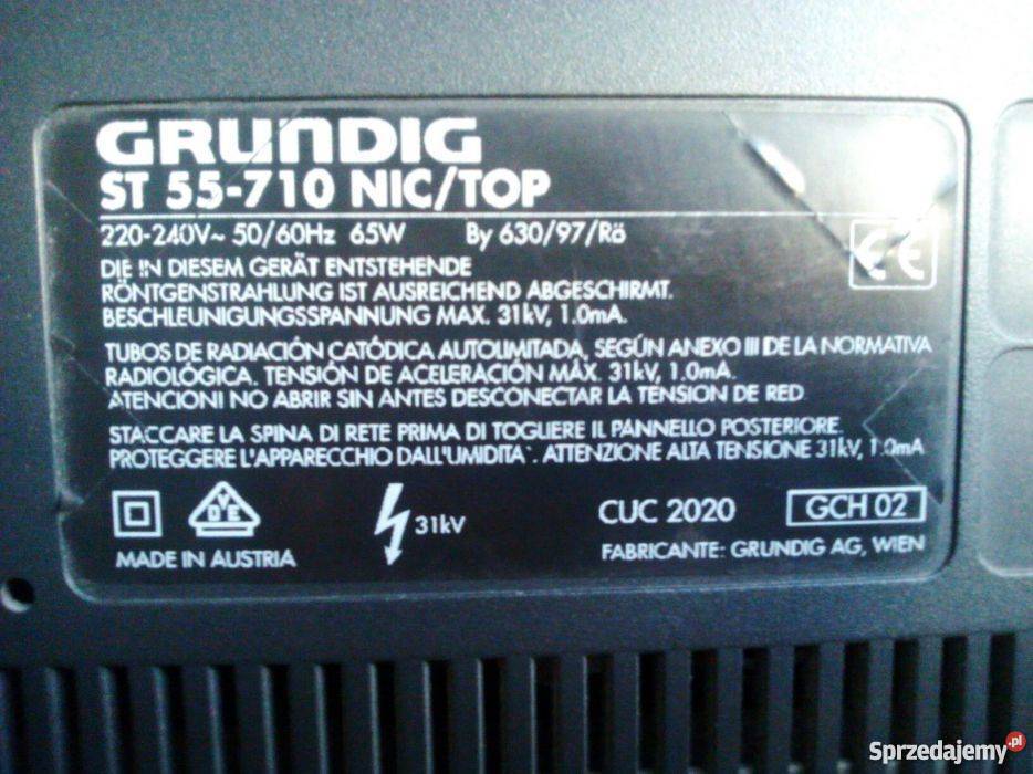 Telewizor GRUNDIG 21 pilot W pełni sprawny Płock