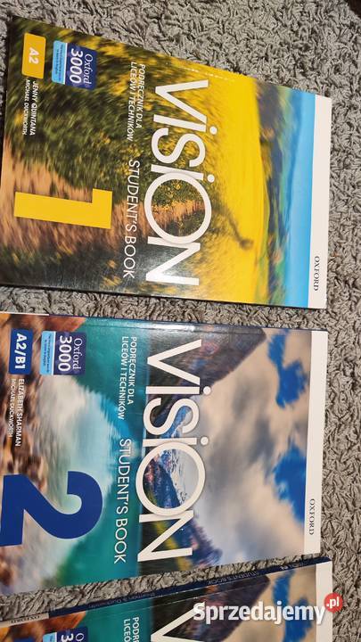 Vision 1 i Vision 2 nowe książki podręczniki do języki obce Białystok sprzedam