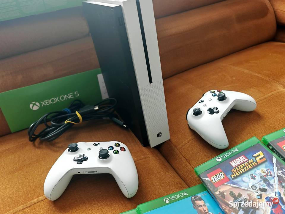 Konsola Xbox One S 1TB Bluray 2 Pady Komplet BOX Lubin