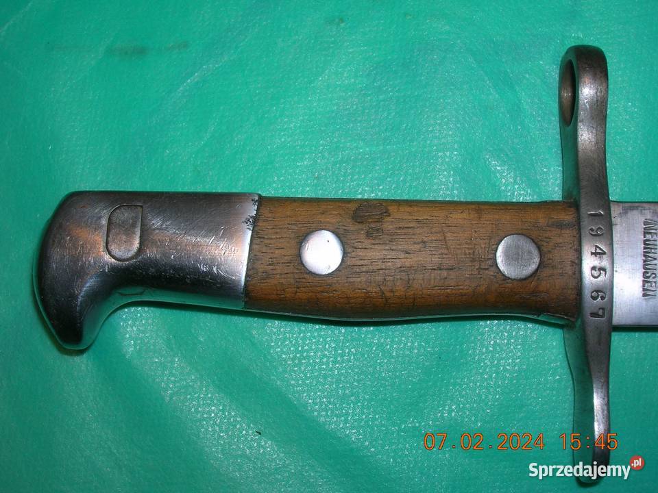 Bagnet szwajcarski wz 188911 Militaria