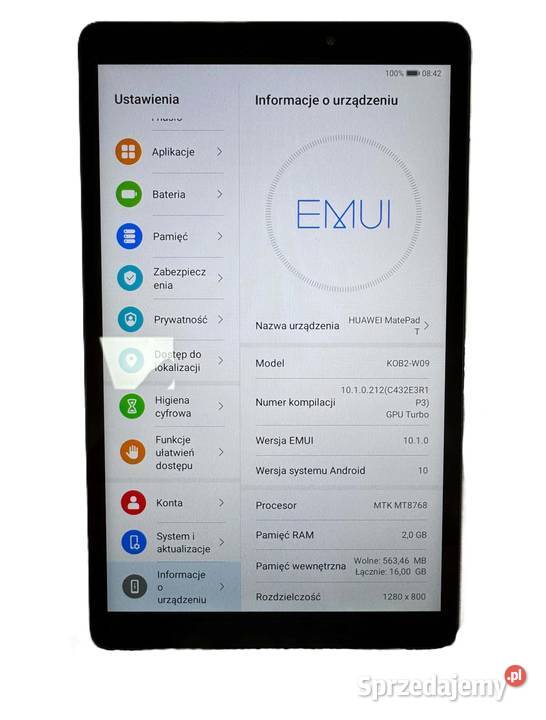 Tablet Huawei MatePad T10 97 2 GB 32 GB Elbląg