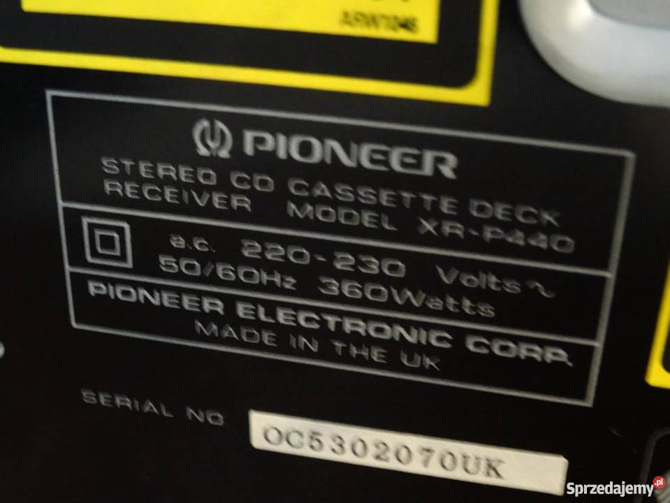 Wieża Pioneer Mocna 360 wat WYSYŁKA