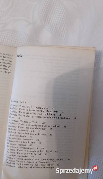 Książka PROFESOR TUTKA Jerzy Szaniawski Oborniki