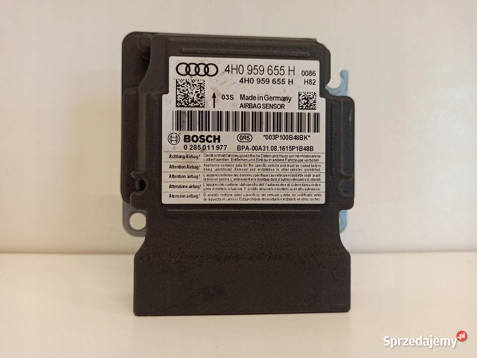 MODUŁ STEROWNIK AIRBAG AUDI A6 C7 4H0959655H A8 Komputery sprzedam
