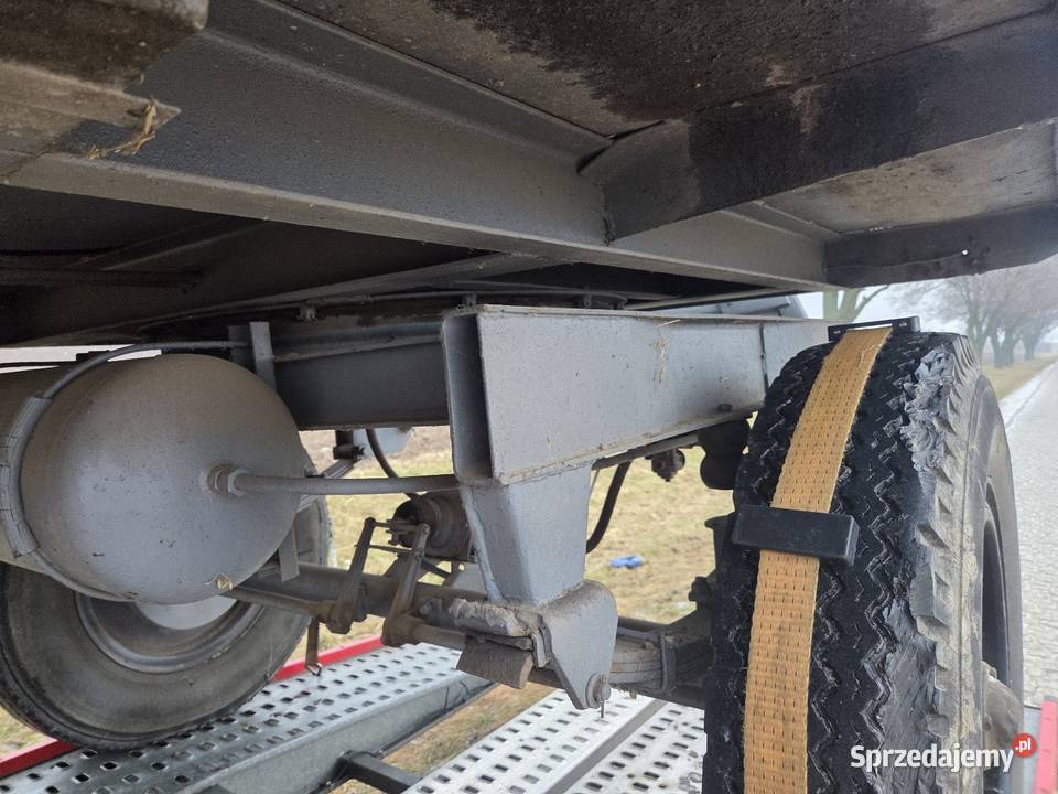 Przyczepa Autosan D46 zarejestrowana w super Przyczepy rolnicze łódzkie Złoczew sprzedam