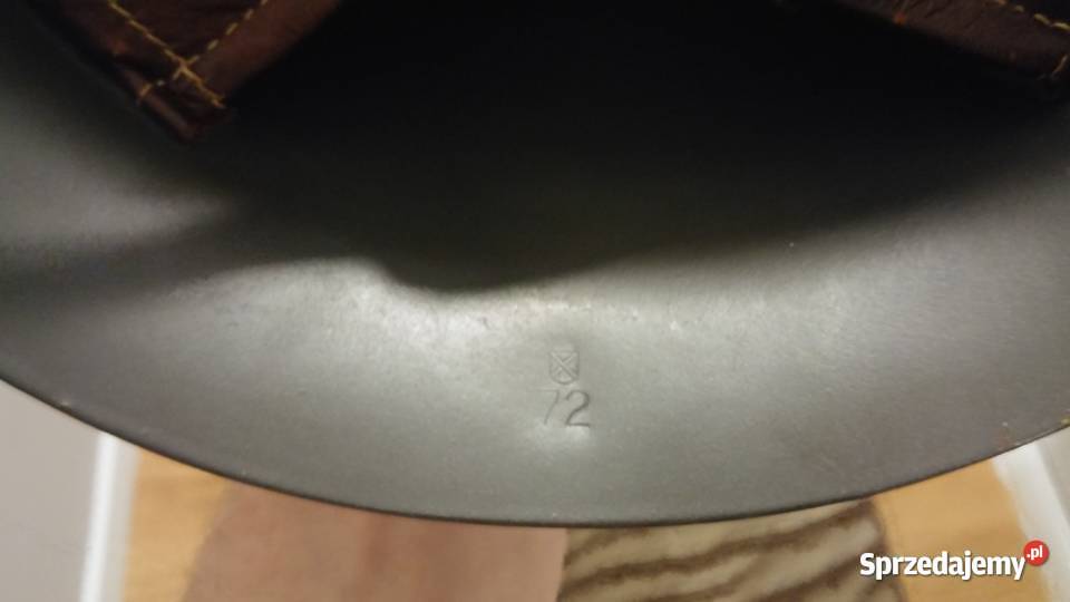 PięknyStary Wojskowy Hełm Szwedzki Sygnowany Brzóza Stadnicka