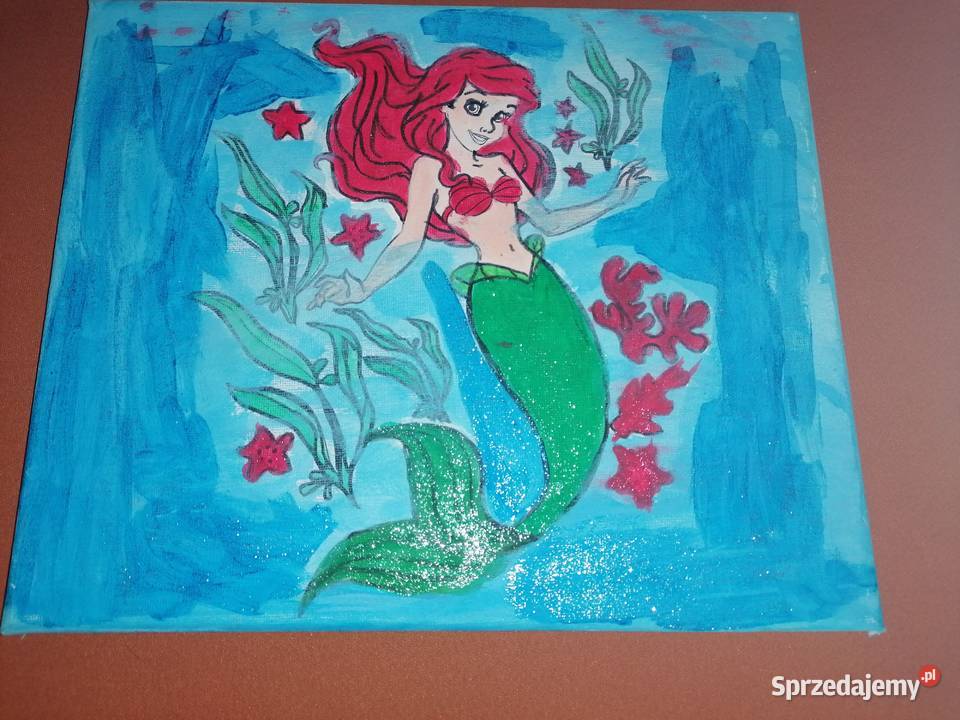 Obrazek na ścianę Arielka Mała Syrenka Elsa łódzkie Łódź