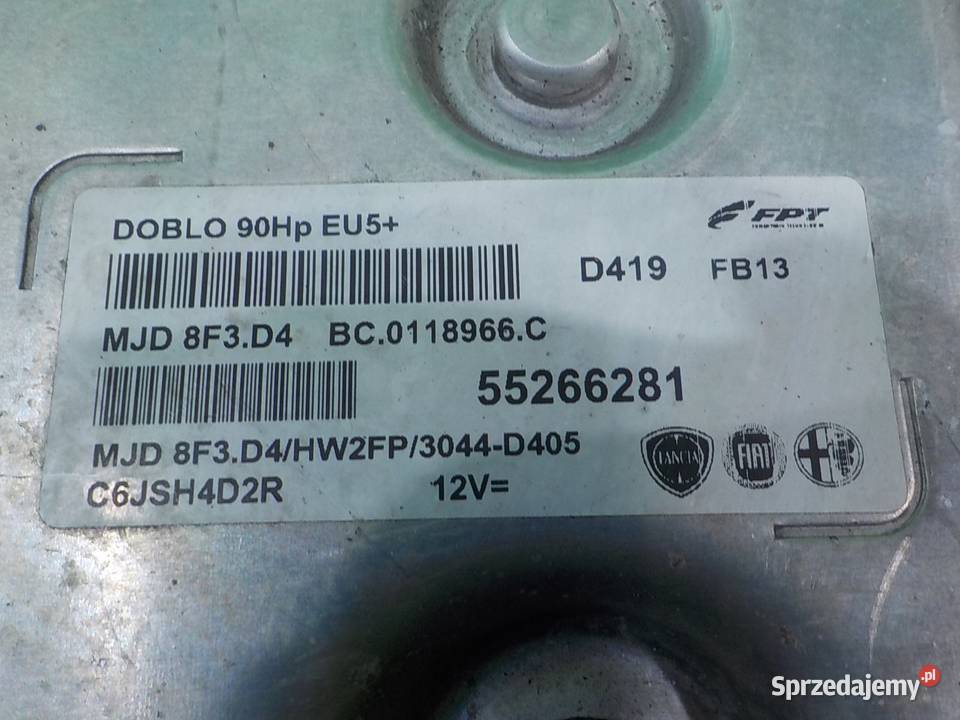 OPEL COMBO D 13 CDTI 15r L1H1 sterownik komputer Czujniki i sterowniki Suków