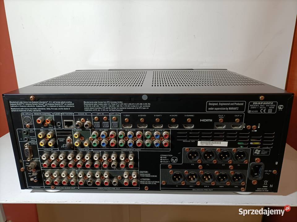 Przedwzmacniacz wielokanałowy Marantz AV 7005 śląskie