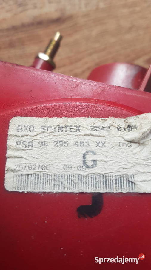 Tylna lampa peugot citroen Łódź