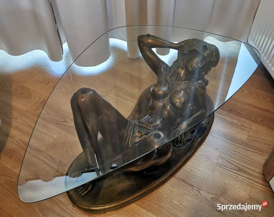 Unikatowy stolik rzeźba kobiety Piaseczno