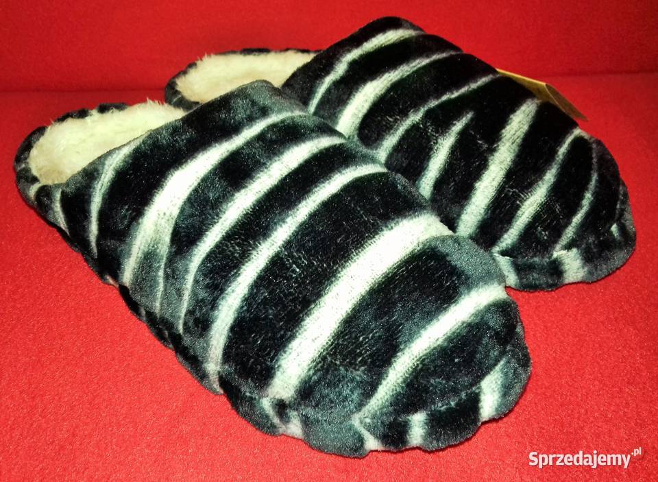 Modne miękkie kapcie tiger print Warszawa