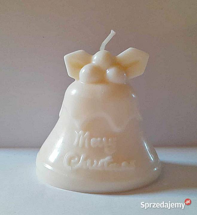 Świąteczne świeczki sojowe Dzwonek świąteczny Dekoracje świąteczne kujawsko-pomorskie Bydgoszcz