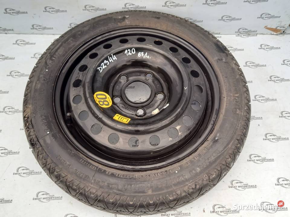 OPEL INSIGNIA A koło dojazdowe 1258016 97M 5x120 Koła dojazdowe świętokrzyskie Kielce