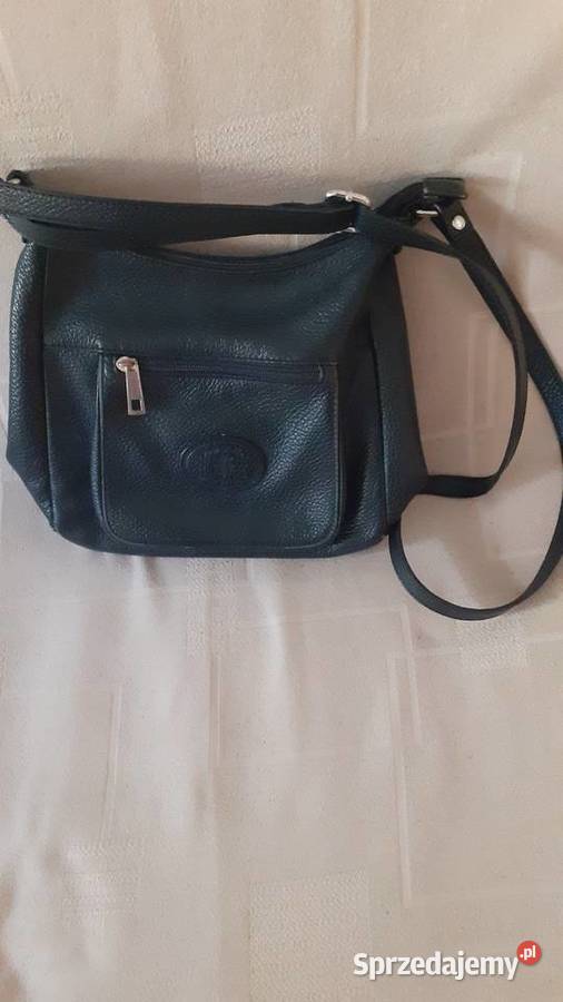 Torebka skórzana czarna włoska zachodniopomorskie Szczecin