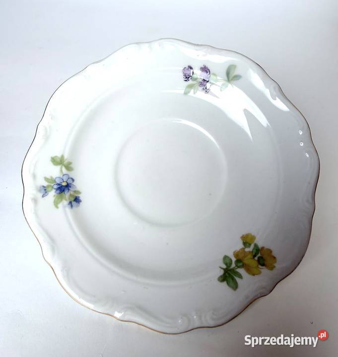 Filiżanka ze spodkiem Bogucice porcelana PRL małopolskie Kraków sprzedam