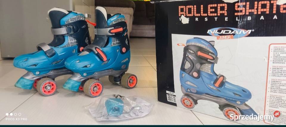 Wrotki nijdam junior 3437 niebieski Łochów