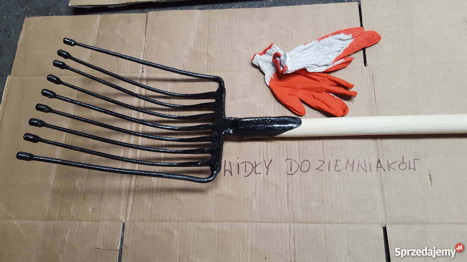 Widły do ziemniaków Polskie kute Oprawne