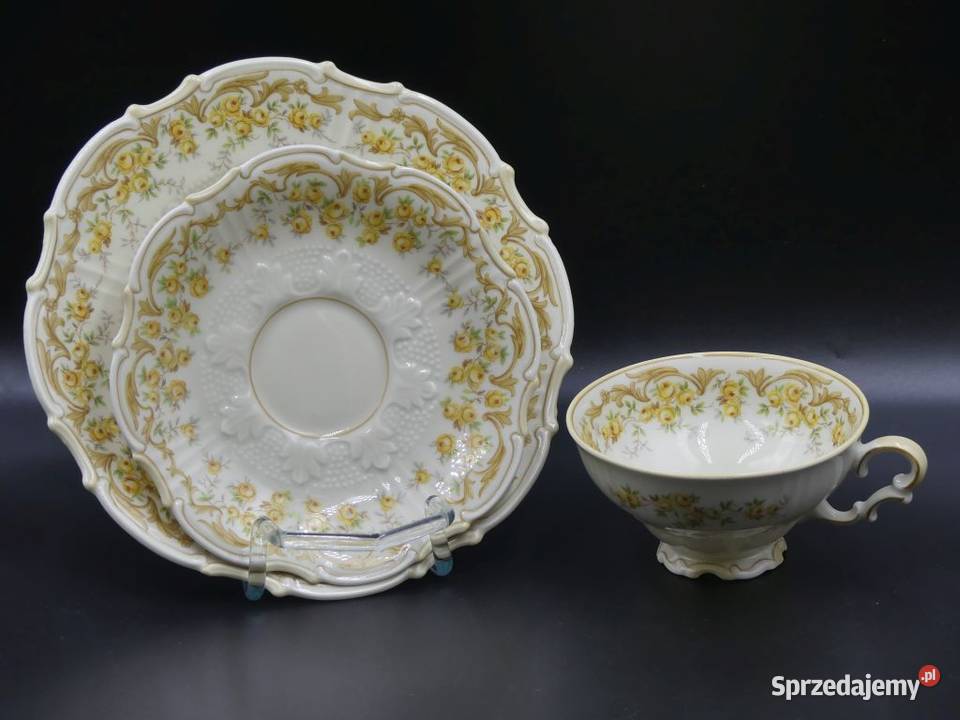 Komplet śniadaniowy Sorau Żary piękne reliefy Poznań