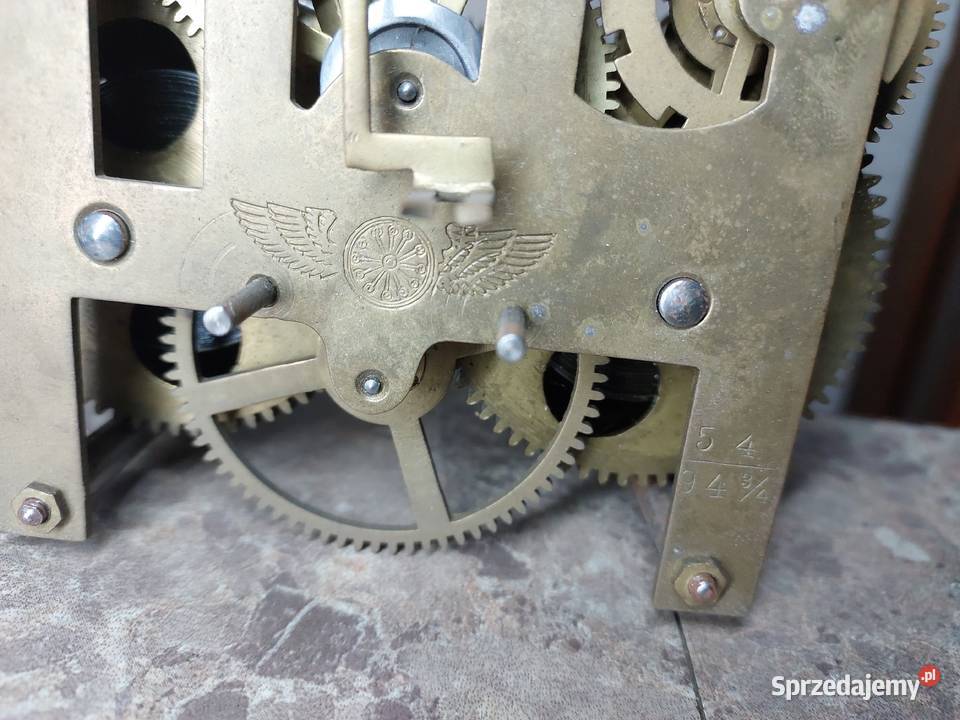 695 Mechanizm starego zegara ściennego Kienzle Tczew sprzedam