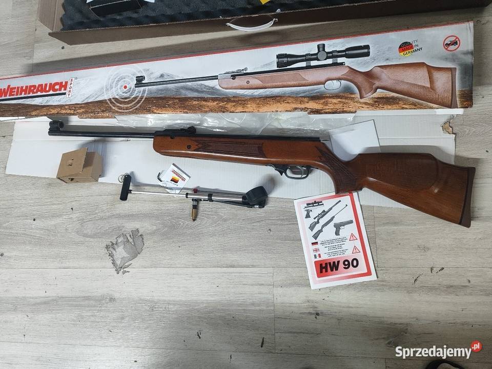 Wiatrówka Weihrauch HW 90 kal 45 Plus Pompka Ruda Śląska
