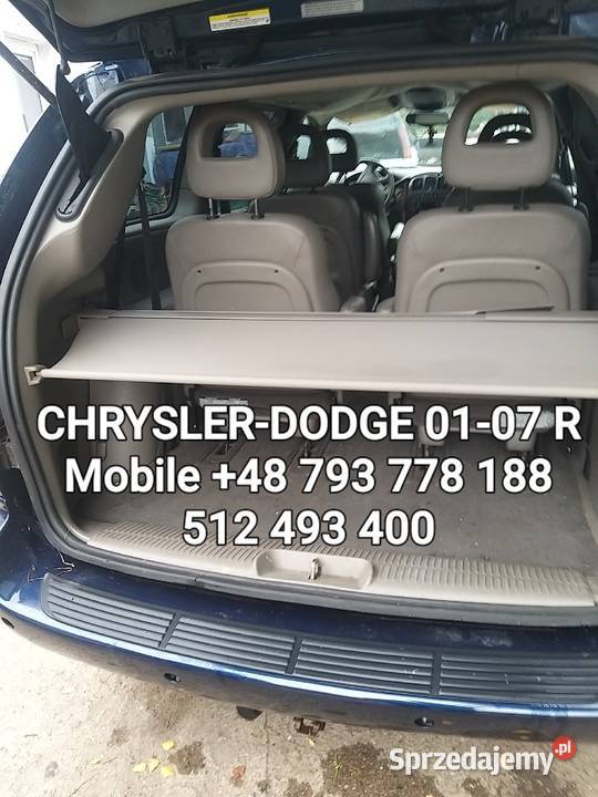 ROLETA BAGAŻNIKA CHRYSLER VOYAGERDODGE CARAVAN Rok produkcji 2005 Kawnice sprzedam