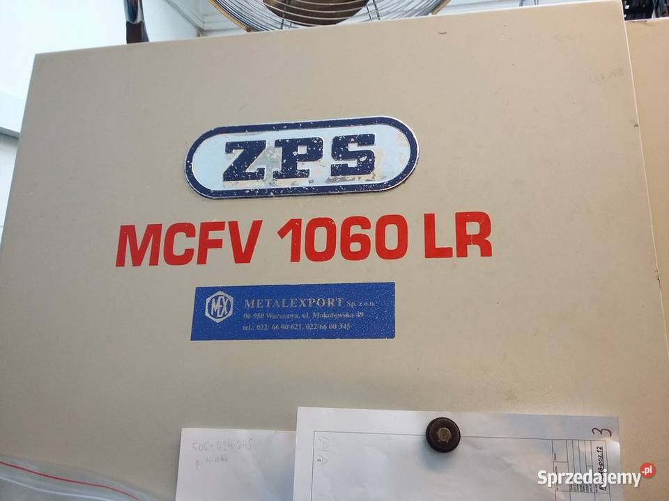 Centrum obróbcze model ZPS MCV 1060 LR sprawne sprzedam