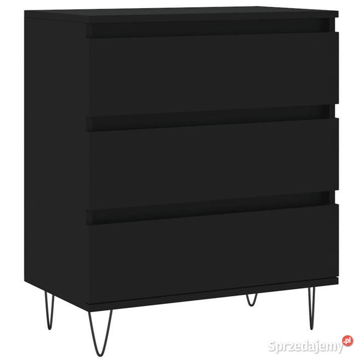 Komoda czarna 60x35x70 materiał drewnopochodny Warszawa