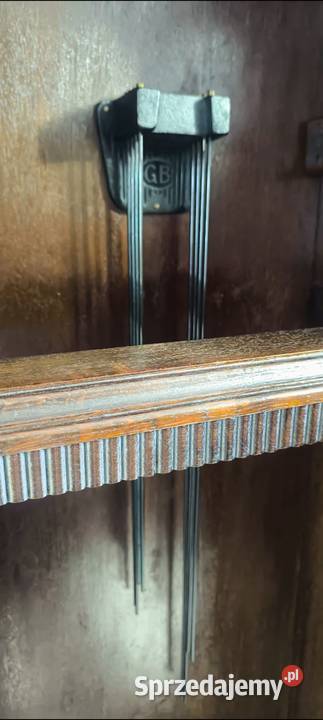 Gustav Becker zegar stojący śliczna ciemna baba Kwaczała