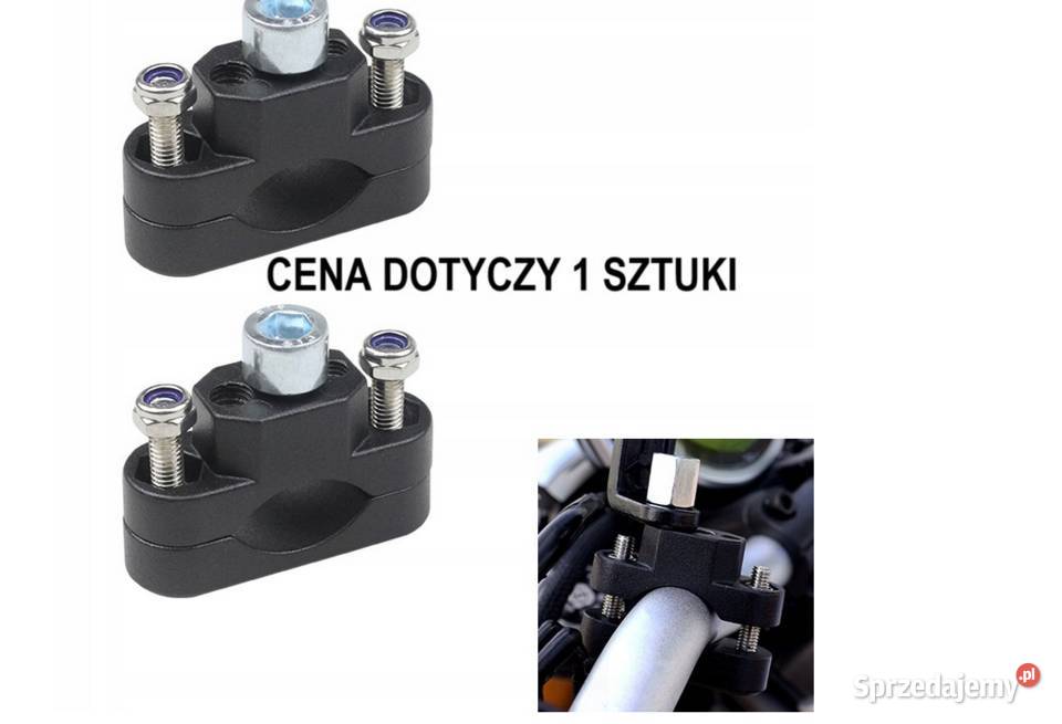 OBEJMA UCHWYT HALOGENÓW MOTOCYKLA 1 NA GMOL Sosnowiec