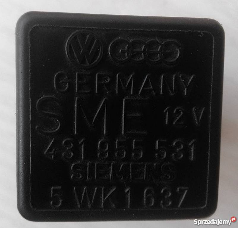 Przekaźnik SIEMENS Volkswagen Audi Seat Układ elektryczny, zapłon Piotrków Trybunalski