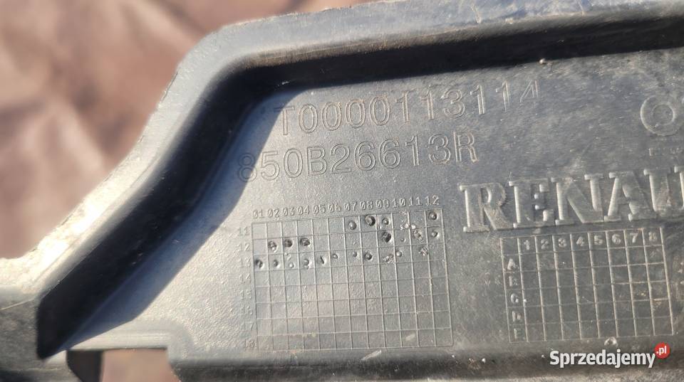 RENAULT CLIO IV HB DYFUZOR DOKŁADKA ZDERZAK TYŁ osobowe Ruda Śląska