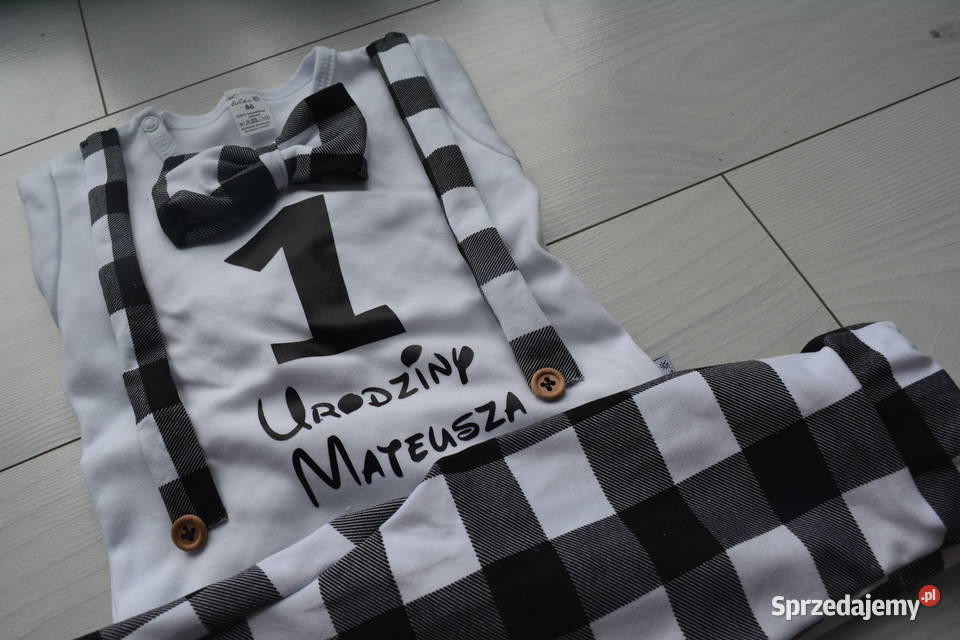 Komplet na roczek chłopiec urodziny Waćmierz