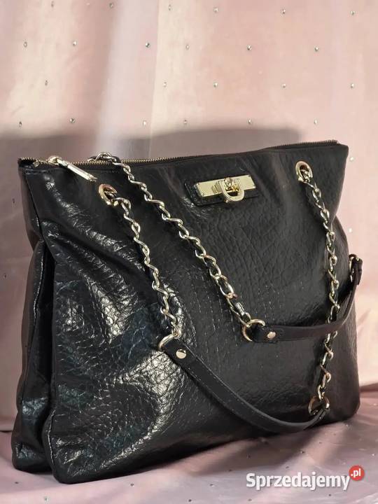 Torebka DKNY Vintage Skórzana 100 Oryginał Stan Warszawa sprzedam