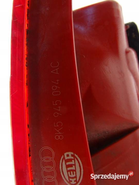 LAMPA PRAWA PRAWY TYŁ TYLNA W KLAPE LED AUDI A4 osobowe