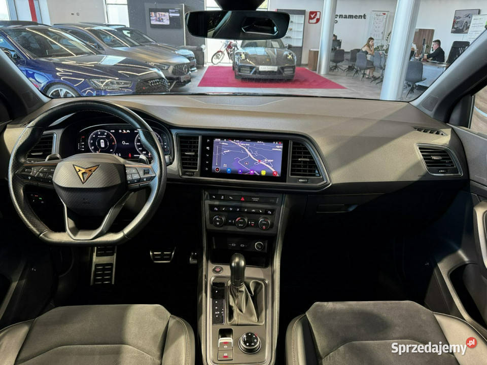 Cupra Ateca 20TSI 300 DSG 4drive 2021 r salon fa łopatki zmiany biegów małopolskie Myślenice