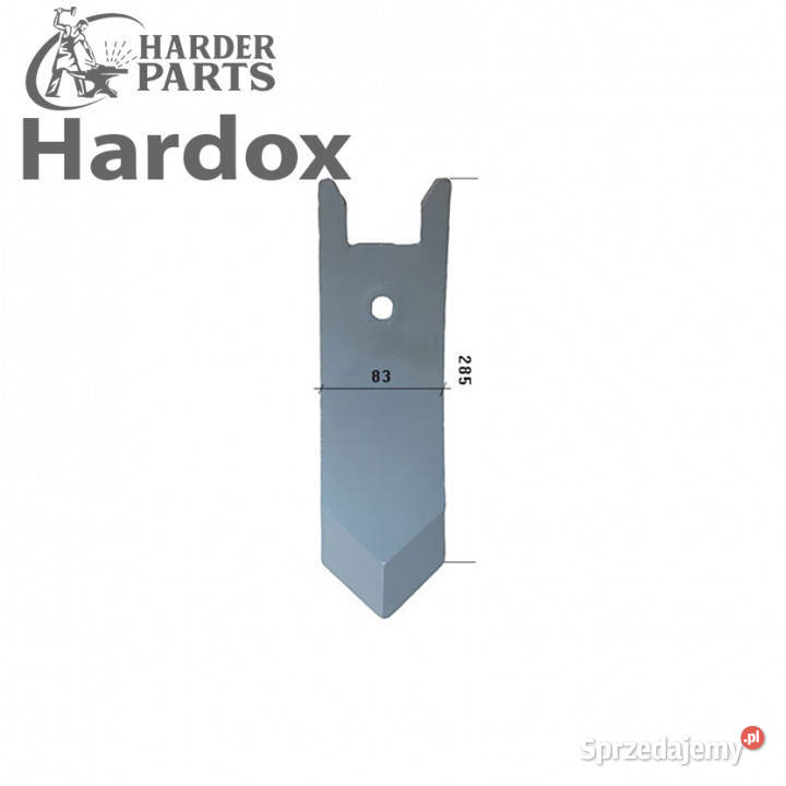 Dziób redlicy HARDOX części do grubera agregatu